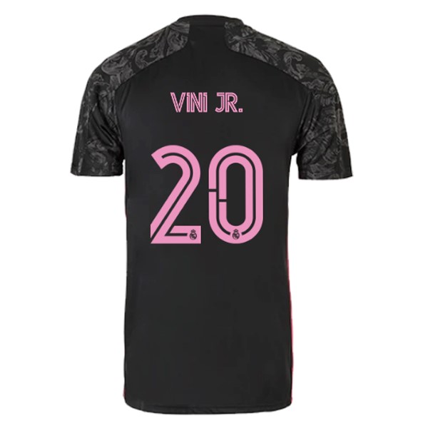 Camiseta Real Madrid 3ª NO.20 Vini Jr. 2020-2021 Negro